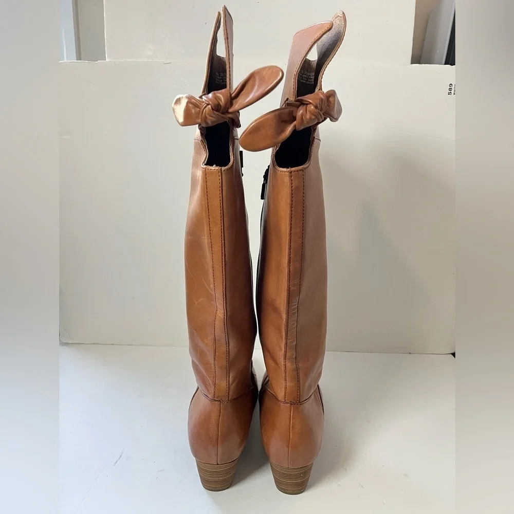 Dansko Dori Tan Leather Knee High Boots Women Size 39